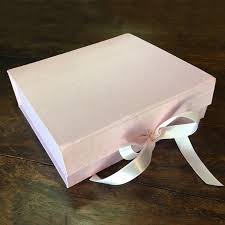 Luxury small white folding gift boxes with magnetic snap shut closure. Luxury Wedding Invitation Packaging Box With Ribbon Closure Luxury Wedding Invitations Handmade Invitations Wedding Favors