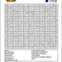 The sale or redistribution of these free large print word search puzzles is prophibited. Iowa Word Search