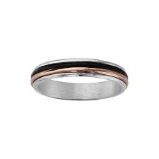 Alliance Argent 4mm Tricolore Pas Cher En Stock 066154 Promo Bijoux Pas Cher