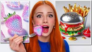 ASMR EDIBLE CHALK (PRANK) WRITING POSITIVE WORDS OF AFFIRMATIONS MUKBANG  JERRY EATING NO TALKING