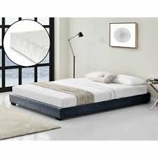 Besitzer einer matratze sollten darauf achten, dass ihre zonierung zum bett mit lattenrost passt. Polsterbett Mit Matratze Doppelbett Stoffbett 180x200cm Bett Lattenrost Leinen Ebay