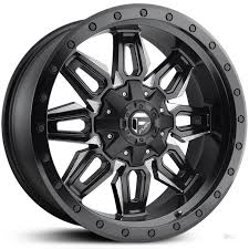 Fuel Black And Blue Rims D591 Neutron Matte Black Milled Fuel Wheels Wheel Rims Wheels And Tires
