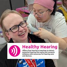 Did you know? 🧠👀🦷🦶 At select state events, Special Olympics Wisconsin  offers FREE health screenings for athletes through our Healthy Athletes®  disciplines! These programs are designed to keep our athletes strong,  confident,