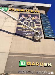 Please be advised that the td garden box office has moved to a new location. Bruins Hockey Mesh Banner South Wall At The Td Garden Flickr