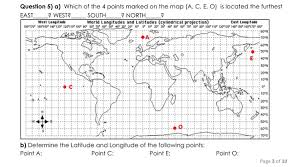 You can share the new york city gps coordinates with anyone using the share link above. Question 4 On The Following World Map Locate 5 Of Chegg Com