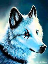 Luna Alpha Female No Mate 5 Years Old No Pups Artwork Lobo Pintura De Lobo Anime Wolf