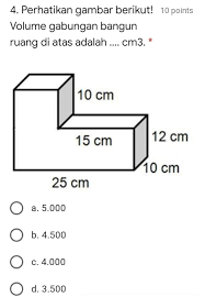 Hitung cepat 2 volume bangun gabungan kubus balok youtube. Perhatikan Gambar Berikut Volume Gabungan Bangun Ruang Di Atas Adalah Cm3 Brainly Co Id