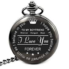 It makes me feel like i'm not enough for him, like the girls in the videos have something that i don't. Boyfriend Birthday Gifts Christmas From Girlfriend Personalized Pocket Watch I Love You Pw Boyfriend Buy Online In Angola At Angola Desertcart Com Productid 60871836