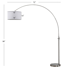 Hampton bay 72 inch floor lamp in burnished copper with frosted amber gl and ivy leaf a the home depot canada. Lit4351a Floor Lamps Lighting By Safavieh