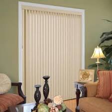 Inherently vertical blinds are extremely versatile with the headrail lasting for many years, however changing styles and decoration may include a change in fabric or use; Hampton Bay Rustic White Room Darkening Vertical Blind For Sliding Door Or Window Louver Size 3 5 In W X 84 In L 9 Pack 10793478808281 The Home Depot