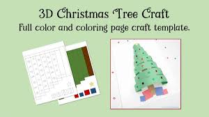 Download and print these christmas tree pattern printable coloring pages for free. How To Make A Fun 3d Paper Christmas Tree Craft With Construction Paper Twitchetts