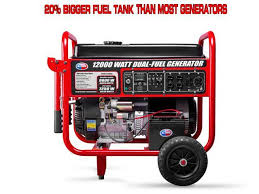 When purchasing a 12,000 watt generator, you can expect to pay upwards of $1,000 or more. All Power Apgg12000gl 12 000 Watt Dual Fuel Electric Start Portable Generator Red Black Newegg Com