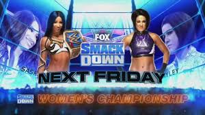 #1 sasha banks holding bayley's smackdown women's title. Smackdown Women S Title Match Set For 11 6 Wwe Smackdown