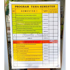 Rpph tema rekreasi minggu ke 1 kurikulum 2013 semester 2 paud. Program Tema Semester 60x80 Papan Data Sekolah Paud Tk Ra Papan Akreditasi Shopee Indonesia