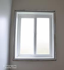 Wait until you see the after. Make Farmhouse Window Trim With Stock Lumber Funky Junk Interiors