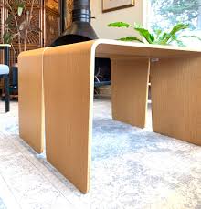 All handmade solid wood furniture with careful and considerate attention to details. Pair Of Bentwood Side Tables Dunepad