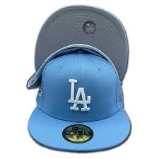 Los Angeles Dodgers Sky Blue 1988 World Series Side Patch Gray Uv 59fifty Fitted Hat
