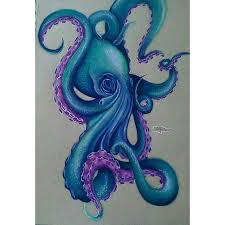 Entry By D Liz3 For Our Inked Competition Octopus Drawing Octopus Tattoo Sleeve Octopus Tattoos