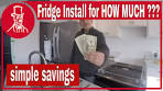 How to Install a Whirlpool Refrigerator and water line for ice ...