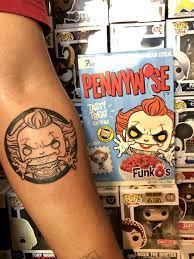 Maybe you would like to learn more about one of these? Tattoo Uploaded By Gerry Got The Chance To Tattoo A Funko Pop Pennywise Design Last Night 7 1 2019 Lines As A First Session And In Two Weeks Will Be Last Session Of