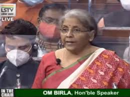 Union finance minister nirmala sitharaman presented the union budget 2021 in parliament on monday. X42u7xbjgdbym