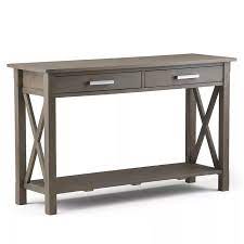 47 Waterloo Contemporary Console Sofa Table Wyndenhall In 2021 Wood Console Table Wood Console Sofa Table