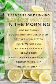 9 Benefits Of Warm Water And Lemon In The Morning Lemon Water Recipe Lemon Water Healthy