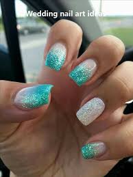 35 Simple Ideas For Wedding Nails Design Weddingnails Nailartideas Glitter Nail Art Mermaid Nails Pretty Nails