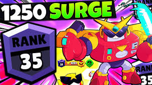 Brawl stars best star power for all brawlers in the game with bentimm1! My First Ever 1250 Trophy Brawler Rank 35 Surge In Brawl Stars Youtube