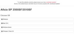 Select the driver that compatible with your windows or mac operating system. Ricoh Aficio Sp 3510sf Driver And Firmware Downloads