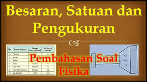 Soal pengukuran smp kelas 7 dan jawaban. Pembahasan Soal Fisika Materi Pengukuran Besaran Dan Satuan Youtube