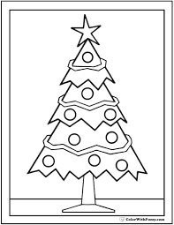 Maybe you would like to learn more about one of these? Christmas Tree Coloring Page Star Garland Ornaments