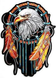 Eagle Shield Dream Catcher Feather Dream Catcher Vest Patches