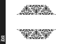 Download Ornament Vector Decoration Bundle Graphic By Arief Sapta Adjie Creative Fabrica In 2020 Wedding Menu Template Ornaments Graphic SVG Cut Files