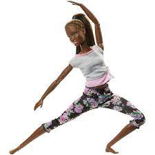 Barbie Made To Move Doll With Brunette Ponytail Ftg83 Barbie Made To Move Barbie Barbie Dolls Doll Clothes Barbie