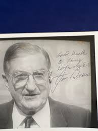 Joe Robbie Signed 5x7 Photo Miami Dolphins JSA COA AH34720