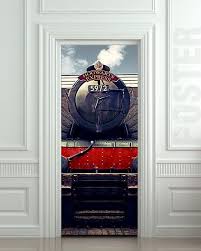 Door Sticker Hogwarts Express Train Harry Potter Mural By Wallnit 39 99 Door Stickers Hogwarts Express Train Hogwarts Express