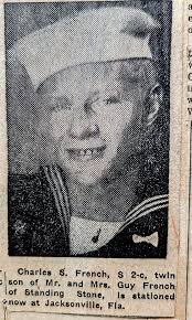 Charles French's Family Connection to Standing Stone During War Time