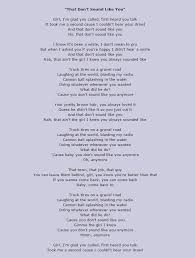 Lee Brice That Don T Sound Like You Music Lyrics Sign Quotes Lyrics