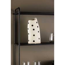 Vase en grès ernst (blanc et noir)