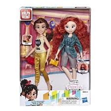 Disney Princess Ralph Breaks The Internet Movie Dolls Belle And Merida Dolls Disney Princess Toys Disney Princess Dolls Disney Princess Characters
