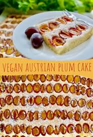 Spread cake batter in pan, smoothing top, and arrange plum slices over it in slightly overlapping concentric circles. Vegan Plum Cake Vegan On Board Recipes