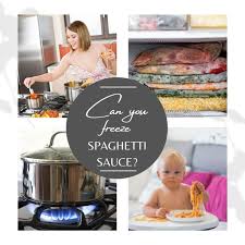 If you have small amounts of sauce left (or want single servings), freeze leftover sauce in ice cube trays or greased muffin cups, freeze, then transfer to plastic bags. Can You Freeze Homemade Spaghetti Sauce Here S How To Do It Right