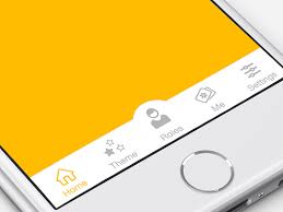 Animated Tab Bar Icons Ramotion Com Mobile Design Inspiration Interactive Design Mobile Design