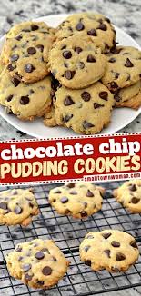 Chocolate Chip Pudding Cookies Recipe In 2020 Chocolate Chip Pudding Cookies Chocolate Chip Pudding Yummy Food Dessert