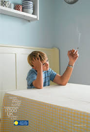 Secondhand smoke causes about 3,000 deaths from lung cancer and tens of thousands of deaths from heart disease to nonsmoking adults in the united states each year. Sam Molly Charlotte Chi Partners Roy Castle Lung Cancer Foundation D Ad Awards 2009 Pencil Winner Press Advertising D Ad