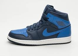 Browse our obsidians jordan 1 collection for the very best in custom shoes, sneakers, apparel, and accessories by independent artists. Nike Air Jordan 1 Mid In Obsidian Game Royal Summit White Online Kaufen Asphaltgold