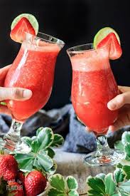 The Best Virgin Strawberry Daiquiri You Ll Ever Taste Savor The Flavour Recipe Strawberry Drink Recipes Summer Drinks Nonalcoholic Strawberry Drinks