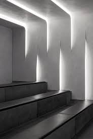 Bright White Light Picks Out The Architectural Details Decorative Lighting Design Architectural Lighting Design Interior Design Images