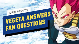 You might think you know dragon ball's genre, but the real answer will surprise you. Dragon Ball Super Broly S Vegeta Answers Fan Questions Youtube